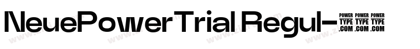 NeuePowerTrial Regul字体转换 NeuePowerTrial Regul字体转换